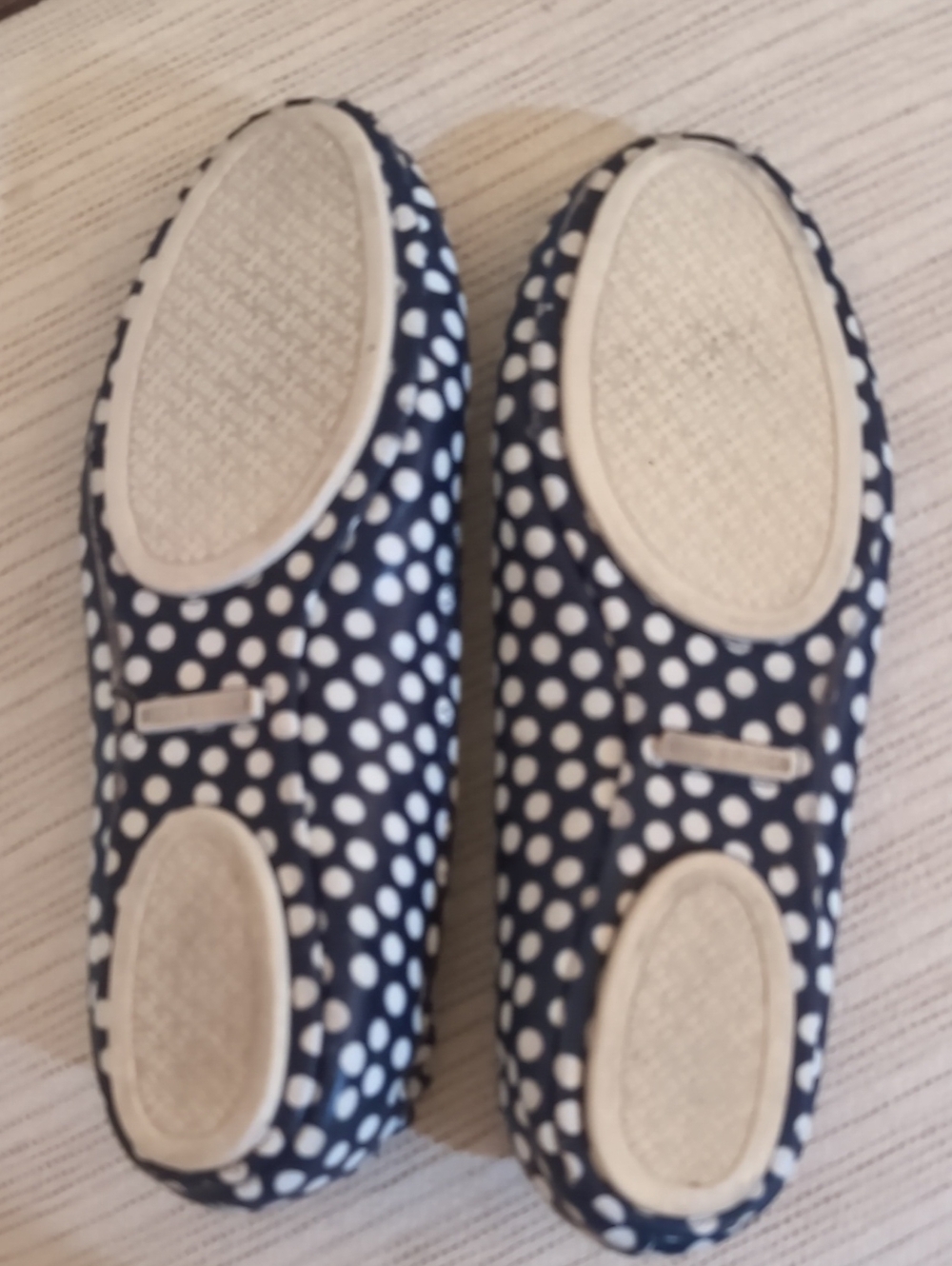 TORY BURCH Minnie Ballet  Polka Dot 8M - Picture 7 of 8